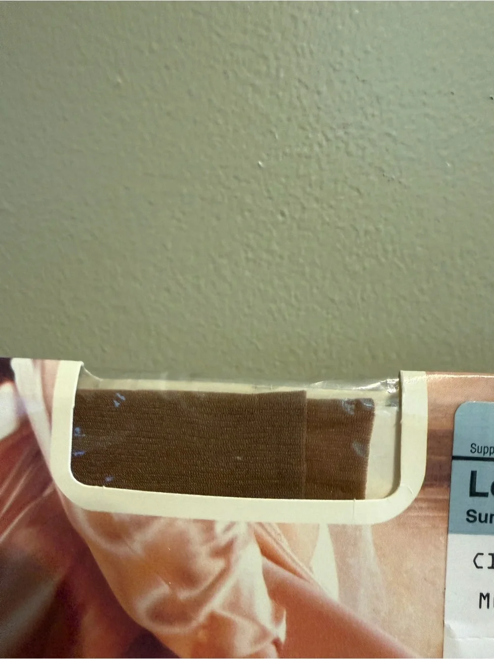 Vintage JCPenney Sheer Caress Control Top Pantyhose Long Suntan 03 NOS